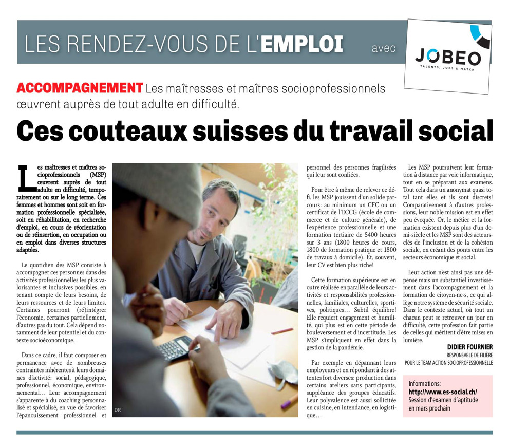 Les MSP, ces couteaux suisses du travail social